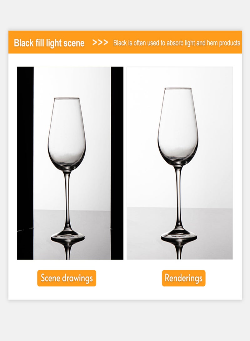 3-in-1 Multi-functional Photography Reflector Cardboard Foldable Photography Reflector Diffuser Board - Image 4